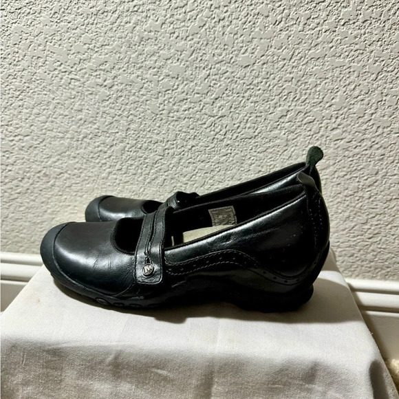 SOLD Merrell Plaza Bandeau Women's Mary Jane Black Leather Comfort Shoes Size 8 - Picture 2 of 7